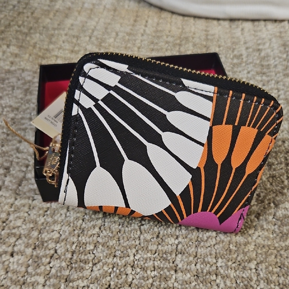 Trina Turk Wallet - Multicolor,  Zippered, Small Size, **NWT